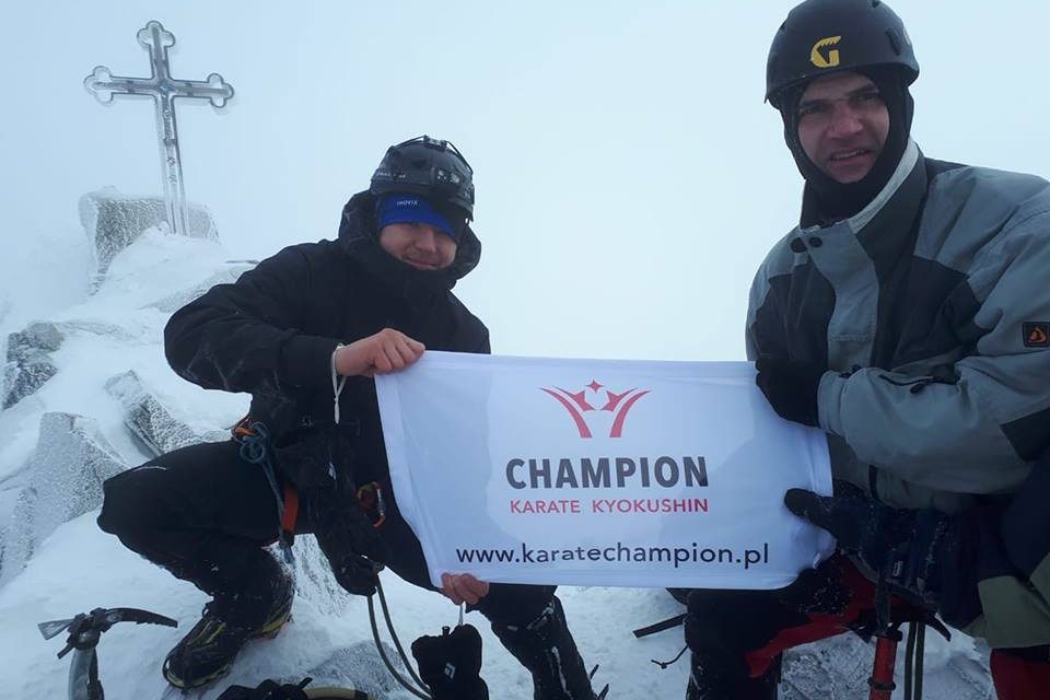 Champion na najwyższym szczycie Tatr
